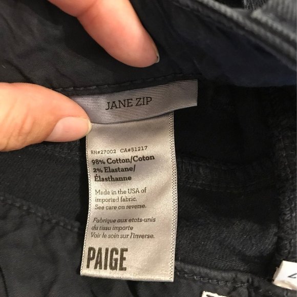 PAIGE - Jane zip jeans - Picture 6 of 6